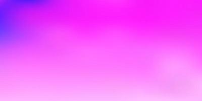 Light purple, pink vector blur background.