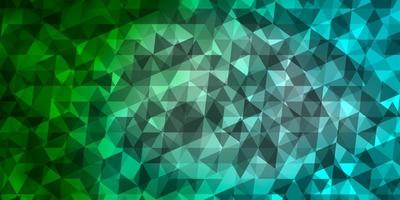 Light Blue, Green vector template with crystals, triangles.