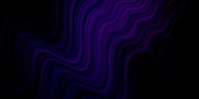 Dark Purple vector texture with curves.