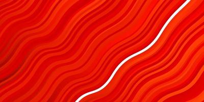 Light Red vector template with curves.