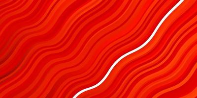 Light Red vector template with curves.