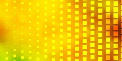Dark Green, Yellow vector backdrop with rectangles.