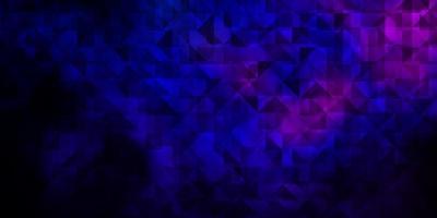 Dark Pink, Blue vector texture with triangular style.