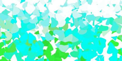 Light green vector template with abstract forms.