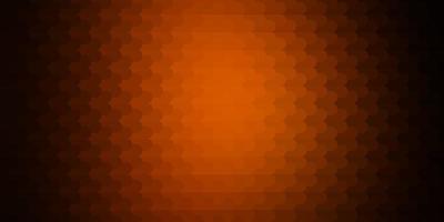 Dark Orange vector backdrop with lines.