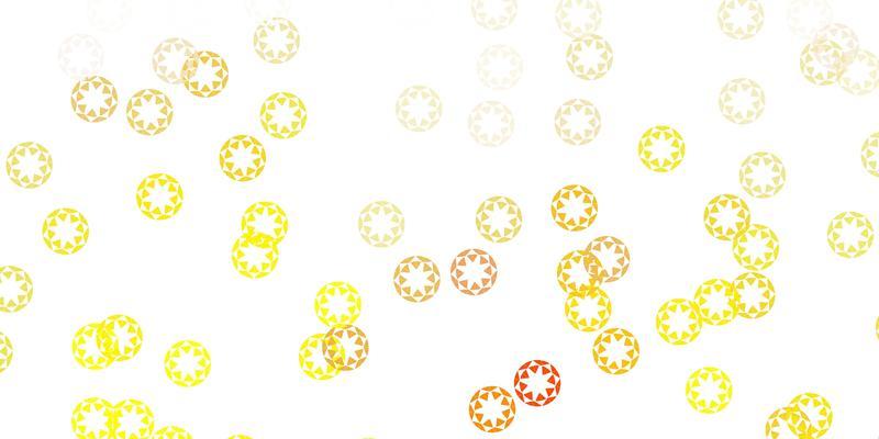 Light yellow vector background with spots.