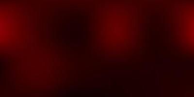 Dark Red vector gradient blur backdrop.