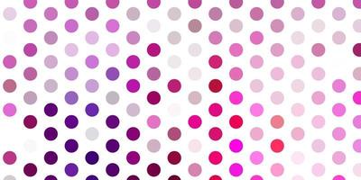 diseño vectorial de color rosa, violeta claro con formas circulares. vector