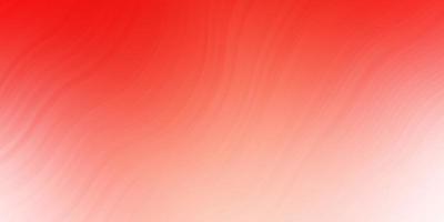 Light Red vector template with curves.