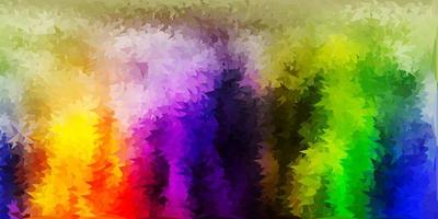 Light multicolor vector abstract triangle texture.