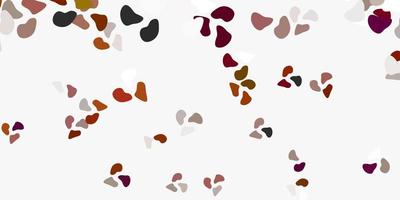 Light brown vector pattern with abstract shapes.