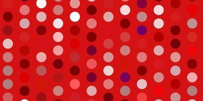 Light pink, red vector backdrop with dots.