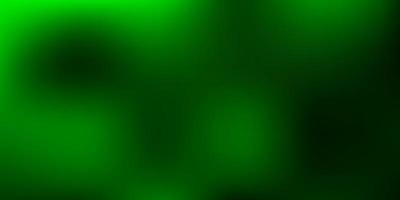 Dark Green vector gradient blur background.