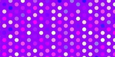 Light purple, pink vector layout with circle shapes.