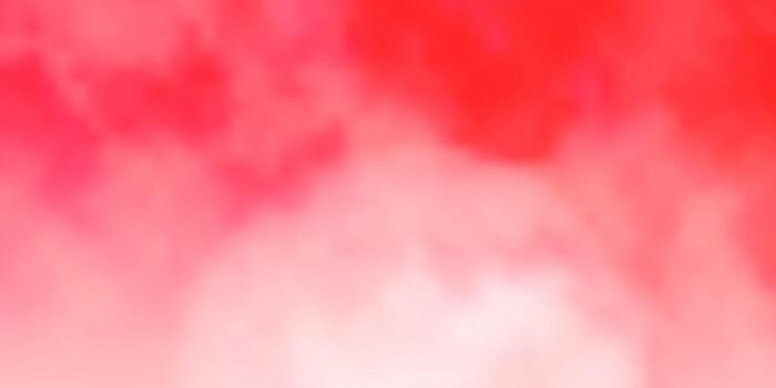 patrón de vector rojo claro con nubes.