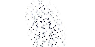 Dark BLUE vector backdrop with circles
