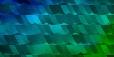 Light Blue, Green vector background with hexagons.