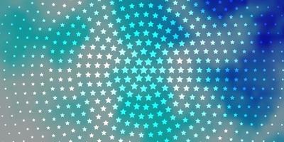 Light BLUE vector template with neon stars