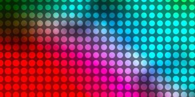 Light Green, Red vector backdrop with circles.