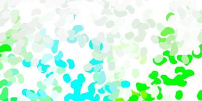 Light green vector template with abstract forms.