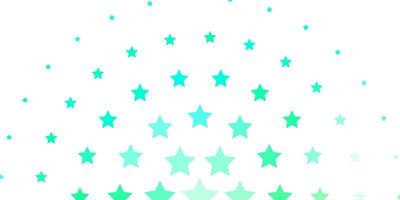 Light BLUE vector texture with beautiful stars.