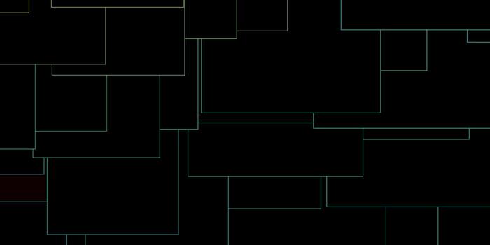 Dark Green vector texture in rectangular style.