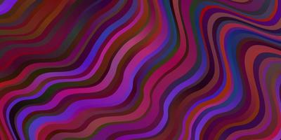 Dark Blue, Red vector template with wry lines.