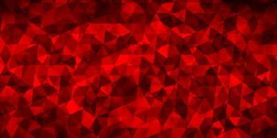 Dark Red, Yellow vector background with polygonal style.