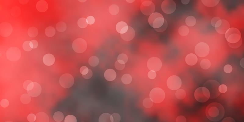 Dark Orange vector template with circles
