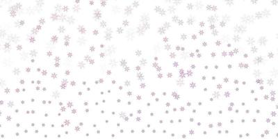 Light purple vector abstract layout with leaves