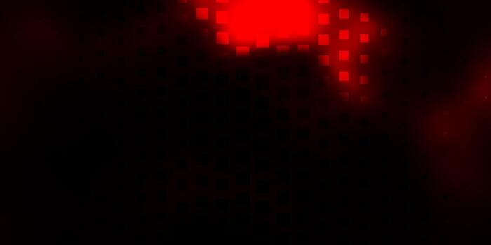 Dark Red vector template in rectangles.