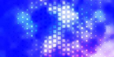 Light Pink, Blue vector pattern in square style