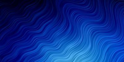 Dark BLUE vector pattern with wry lines