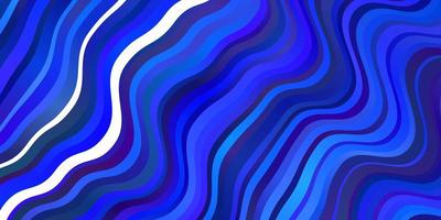 Light BLUE vector backdrop with bent lines