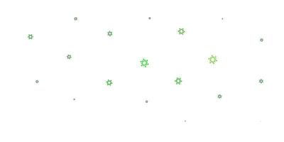 Light green vector background with covid-19 symbols.