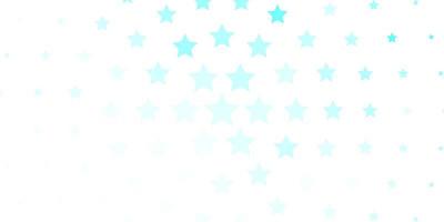 Light BLUE vector texture with beautiful stars