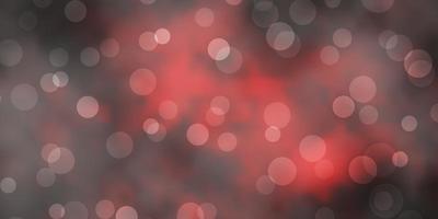 Dark Red vector background with spots