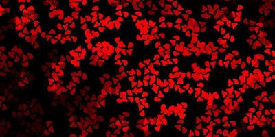 Dark red vector template with abstract forms.