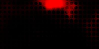 Dark Red vector background with spots