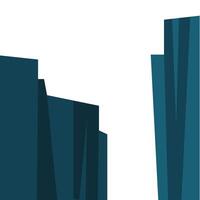 Isolated two cliffs vector design