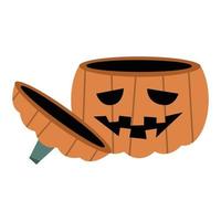 halloween pumpkin bowl vector design