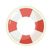 lifeguard float flat style icon vector