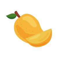 fresh guava fruit healthy food icon vector