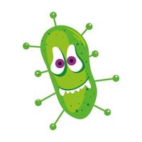 Covid 19 virus cartoon vector design