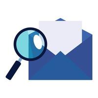 Envelope message and lupe vector design