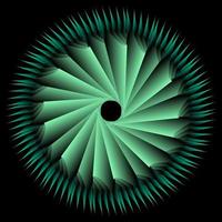 Tosca spirograph circle ornament vector