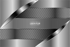 Metal background with hexagon pattern vector