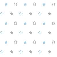 Vector seamless scandinavian pattern child with stars for web, print, wallpaper, fashion fabric, textile design, background for invitation card or holiday decor