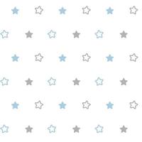 Vector seamless scandinavian pattern child with stars for web, print, wallpaper, fashion fabric, textile design, background for invitation card or holiday decor