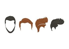 Hairstyle icon design set vector